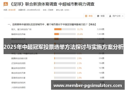 2025年中超冠军投票选举方法探讨与实施方案分析