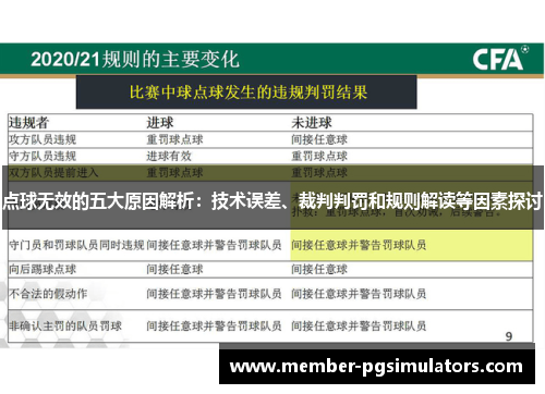 点球无效的五大原因解析：技术误差、裁判判罚和规则解读等因素探讨